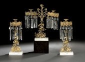American Three-Piece Gilt-Lacq