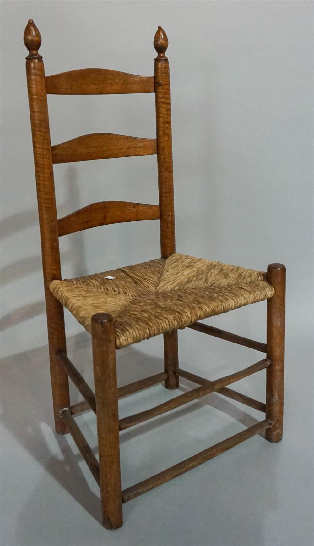 AMERICAN TIGER MAPLE LADDERBACK