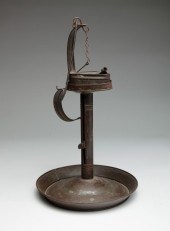 AMERICAN TIN BETTY LAMP AND TI