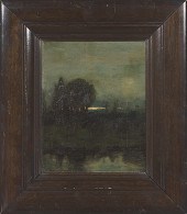 American Tonalist Landscape Oi