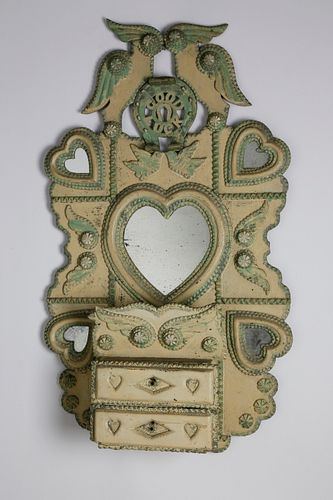 AMERICAN TRAMP FOLK ART WALL