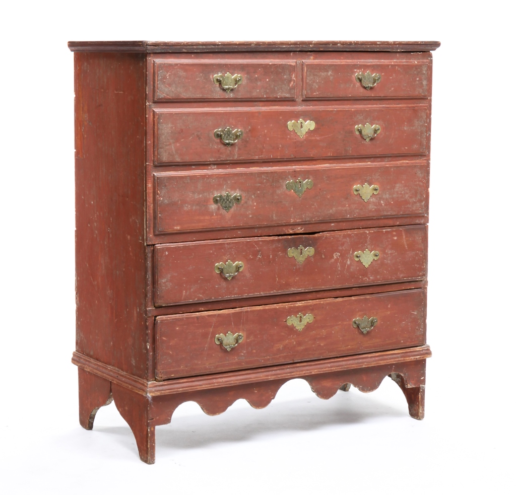 AMERICAN TRANSITIONAL MULE CHEST.