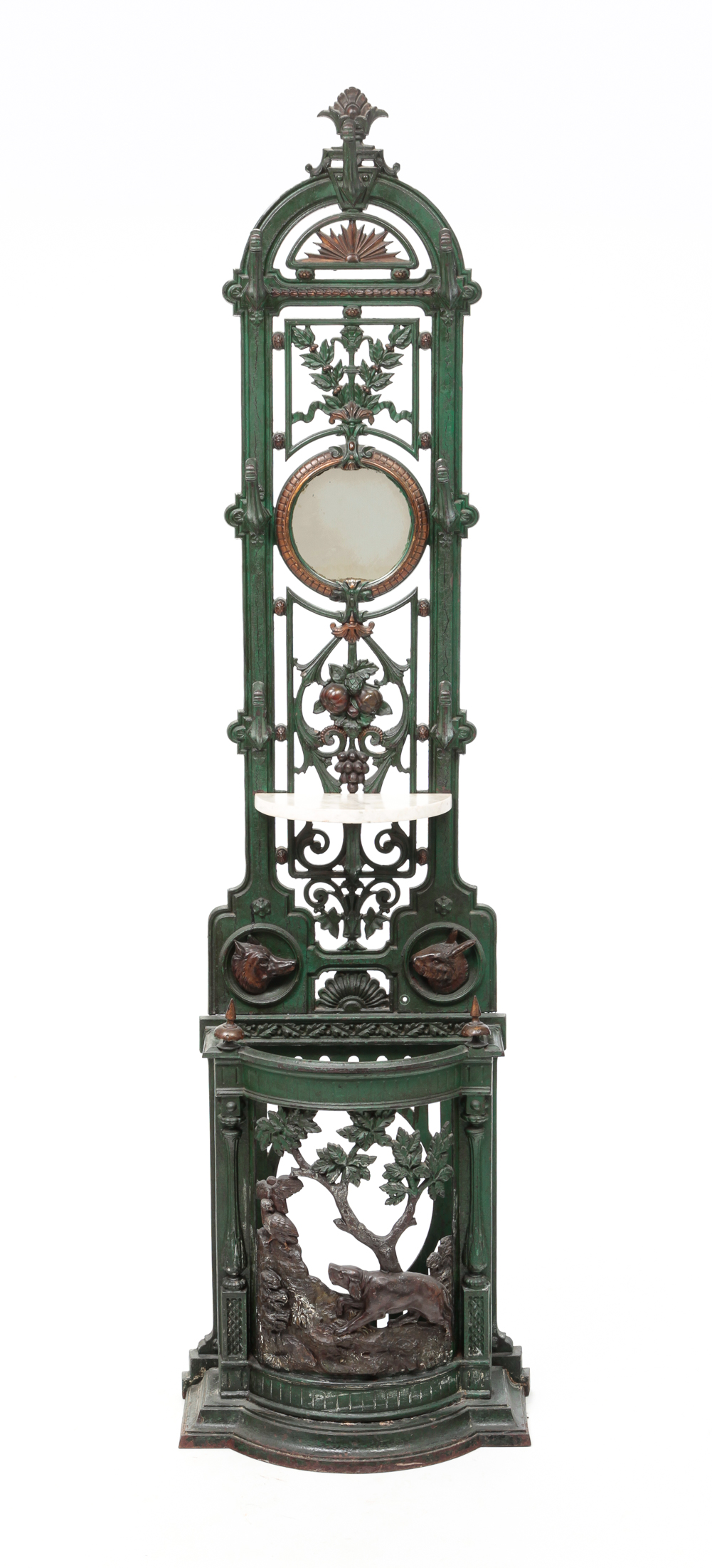 AMERICAN VICTORIAN CAST IRON HALL