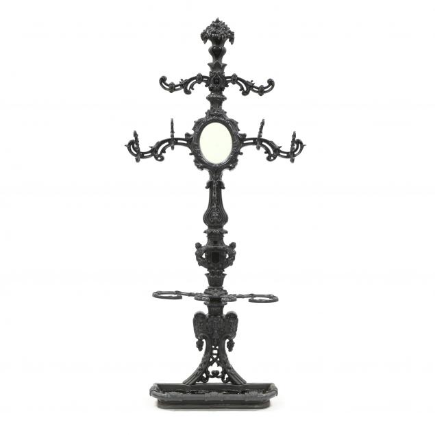 AMERICAN VICTORIAN CAST IRON HALL