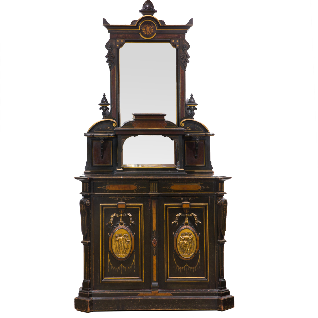 AMERICAN VICTORIAN EBONIZED AND