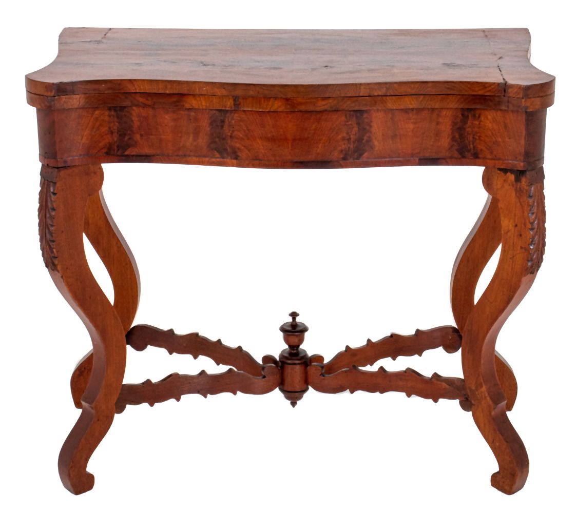 AMERICAN VICTORIAN FLIP TOP CONSOLE