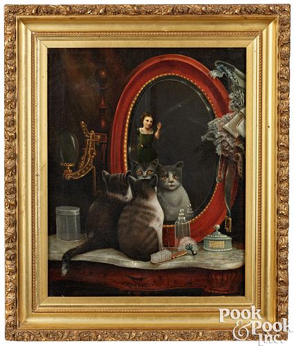 AMERICAN VICTORIAN OIL ON CANVAS
