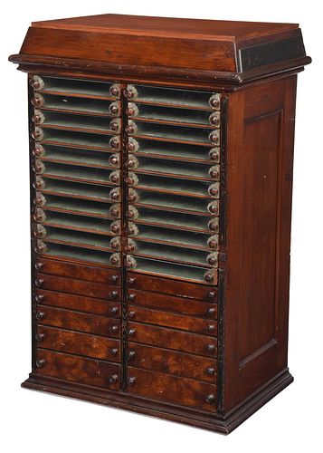 AMERICAN VICTORIAN PAINTED EBONIZED