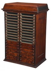AMERICAN VICTORIAN PAINTED EBO