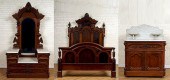 AMERICAN VICTORIAN WALNUT 3PC.