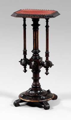 American Victorian walnut ped
