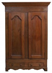 AMERICAN WALNUT 2 DOOR WARDROB