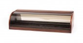 AMERICAN WALNUT AND GLASS DISP