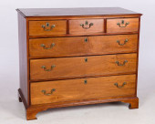 AMERICAN WALNUT CHEST OF DRAWE