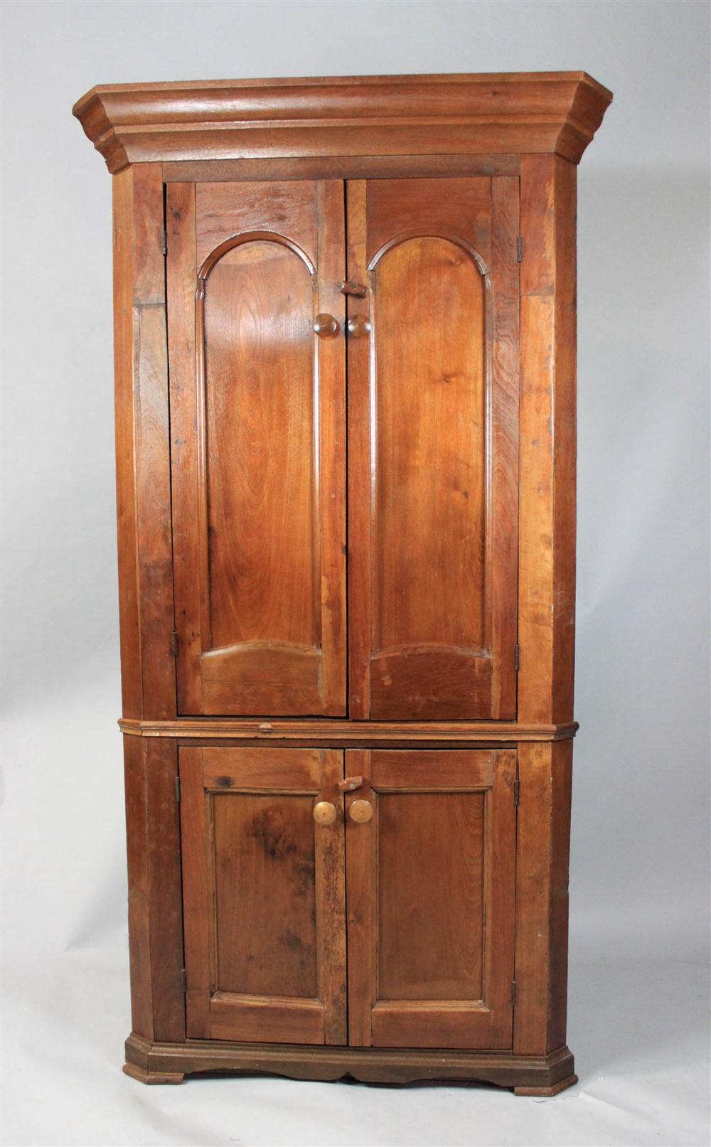 AMERICAN WALNUT CORNER CABINET