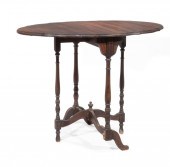 AMERICAN WALNUT DROP-LEAF SIDE
