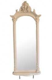 AMERICAN WALNUT PIER MIRROR W/