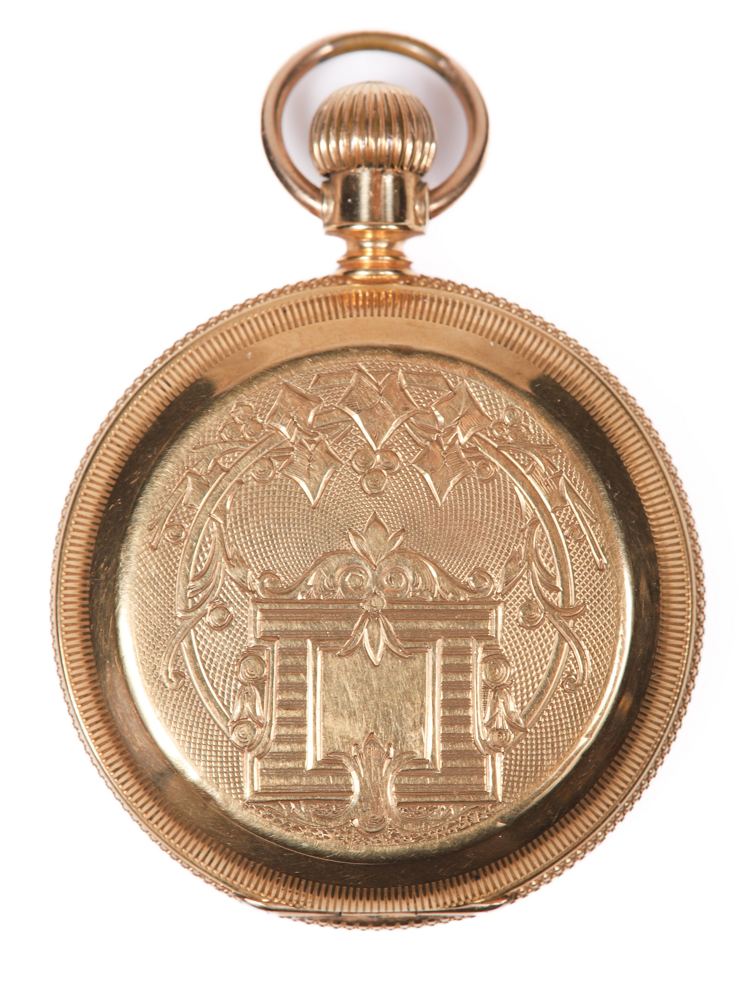 American Watch Co 18K YG HC Pendant
