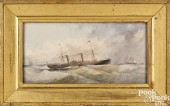 AMERICAN WATERCOLOR SEASCAPE,