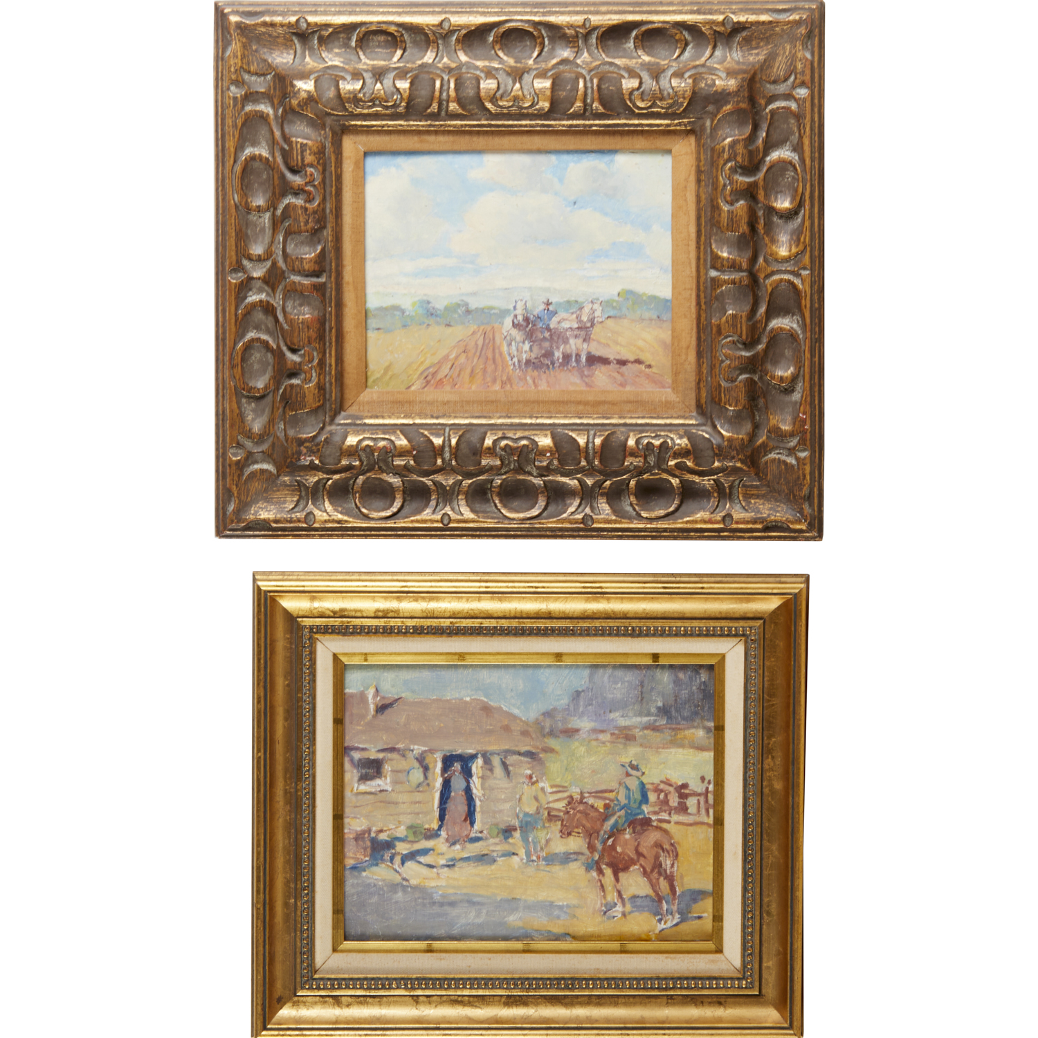 AMERICAN WESTERN SCHOOL, (2) OILS
