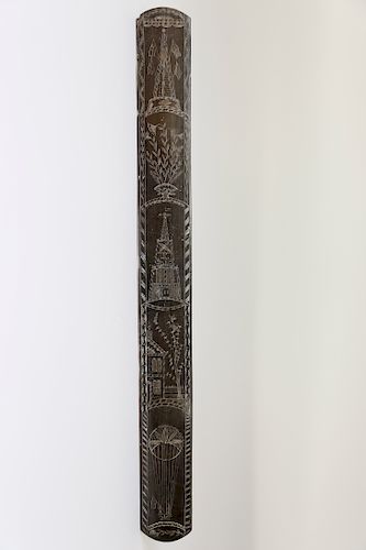 AMERICAN WHALEMAN CARVED AND