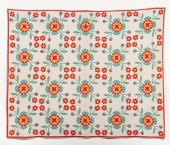AMERICAN "WHIG ROSE" QUILT, SI