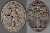 American white metal fire mark