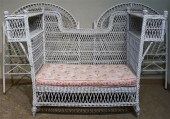 AMERICAN WHITE PAINTED WICKER