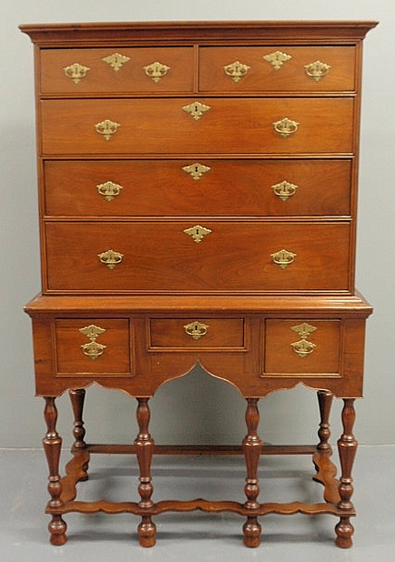 American William and Mary highboy