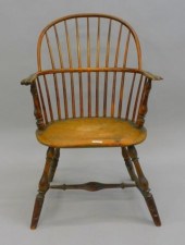 AMERICAN WINDSOR ARMCHAIR. 18T