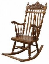 AMERICAN WINDSOR ROCKING CHAIR
