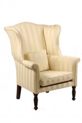 AMERICAN WINGCHAIR - 19th c Wa