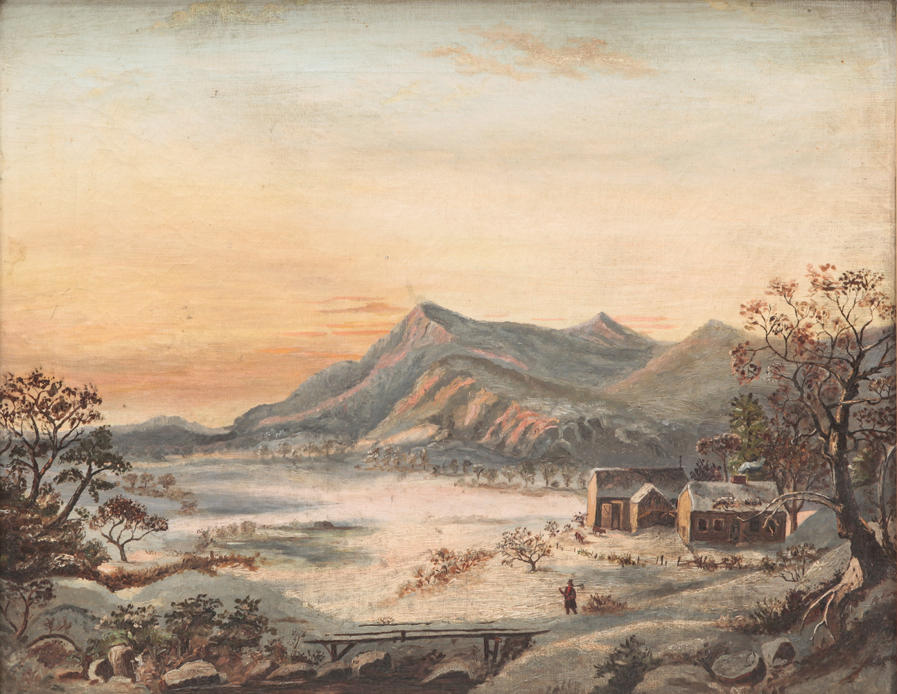AMERICAN WINTER LANDSCAPE WITH