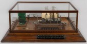 AMERICAN WOOD CASED BAROGRAPH,