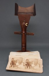 American wood stereopticon wit
