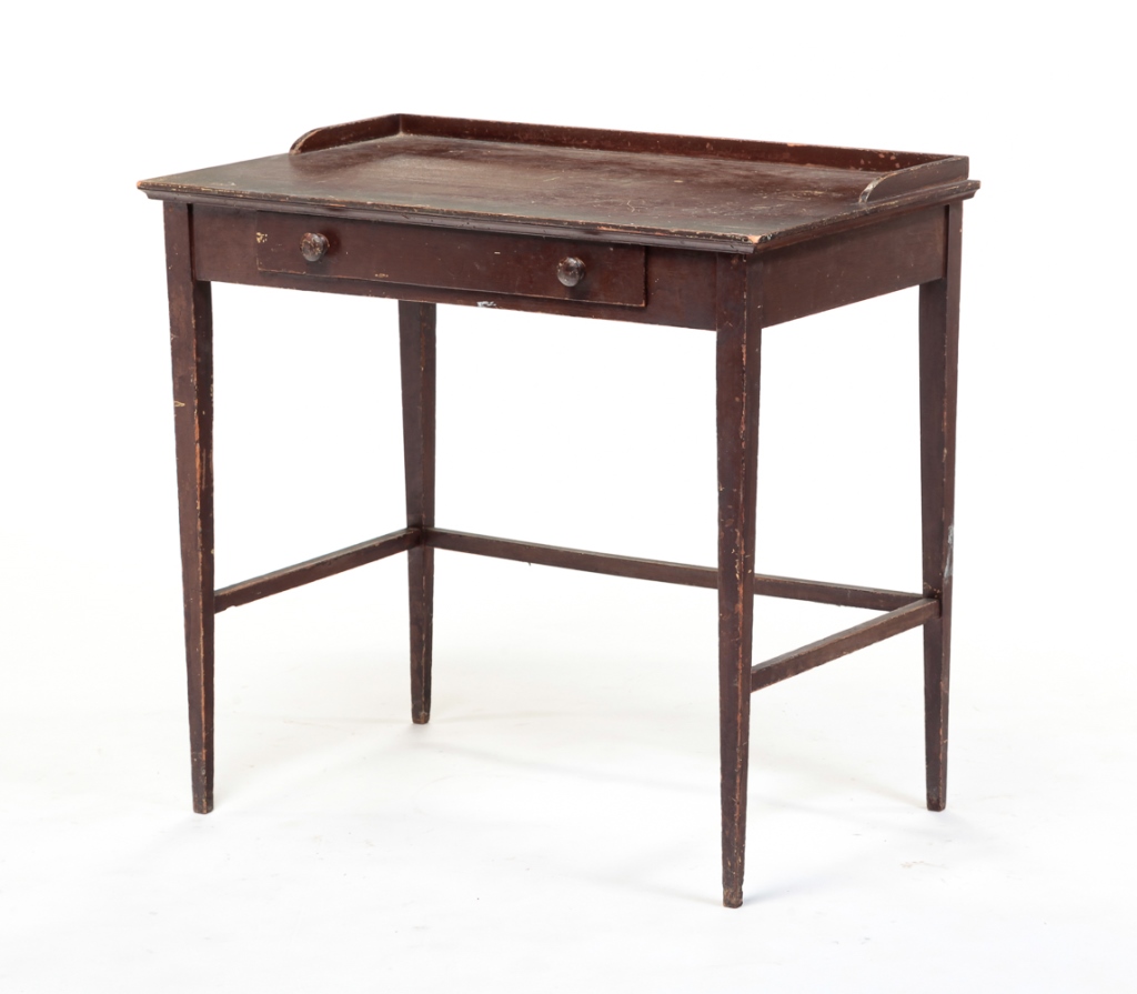 AMERICAN WORK TABLE. Late 19th