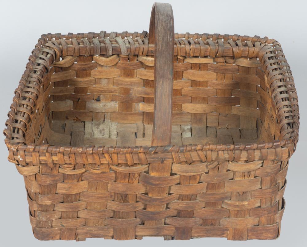 AMERICAN WOVEN SPLIT BASKET,
