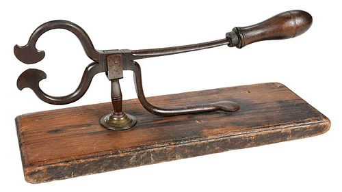 AMERICAN WROUGHT IRON AND WALNUT
