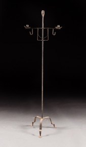 American wrought iron two-ligh