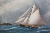 AMERICAN YACHT PORTRAIT "A GAF