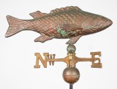 AMERICANA FISH WEATHERVANE WIT