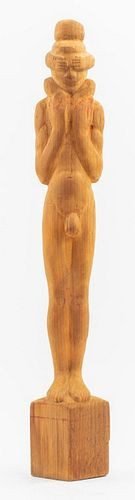 AMERICANA FOLK ART NUDE MAN WO