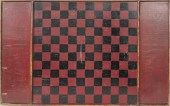 AMERICANA PAINTED WOODEN CHECK