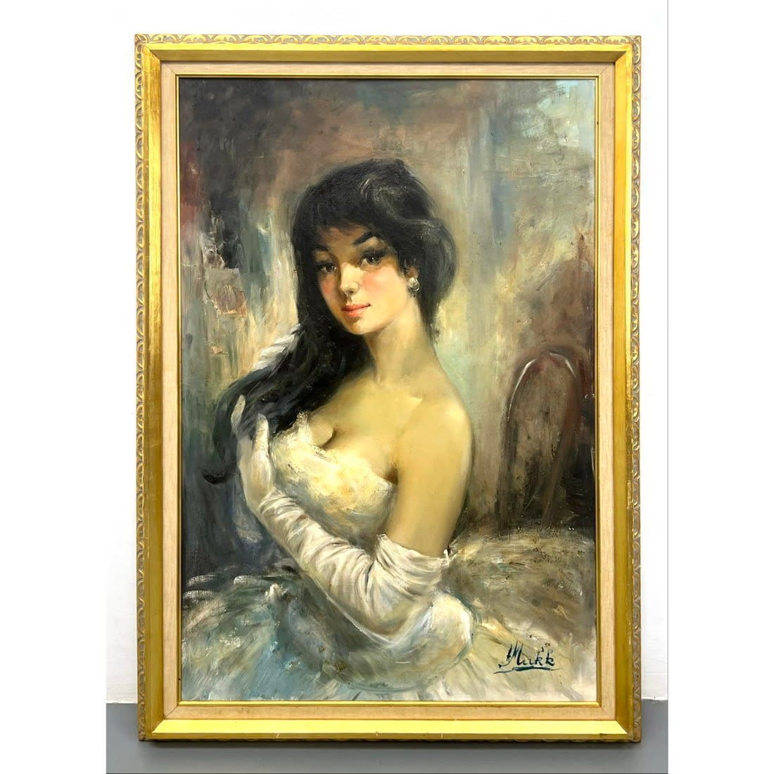 Americo Makk Portrait Painting.
