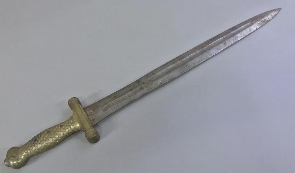 Ames artillery saber with