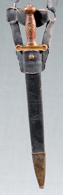 Ames artillery sword with scabbard: