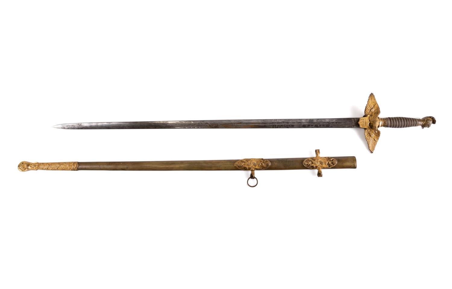 AMES M1840 PRESENTATION SWORD, GEO.