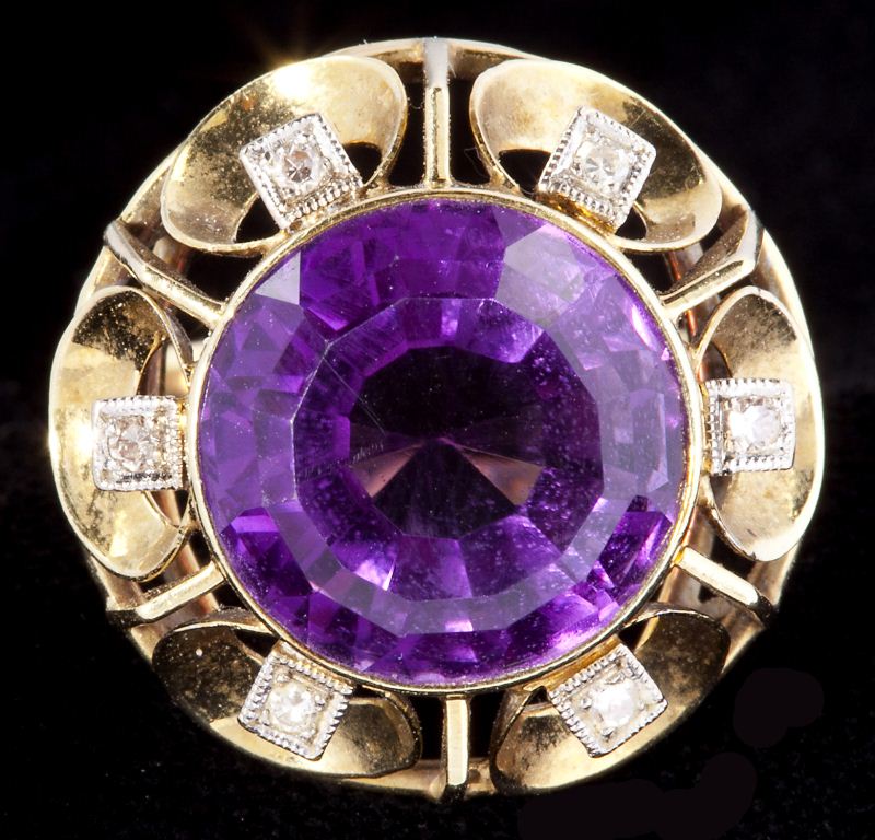 Amethyst and Diamond