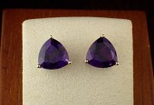 AMETHYST AND FOURTEEN KARAT GO