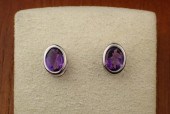 AMETHYST AND FOURTEEN KARAT WH